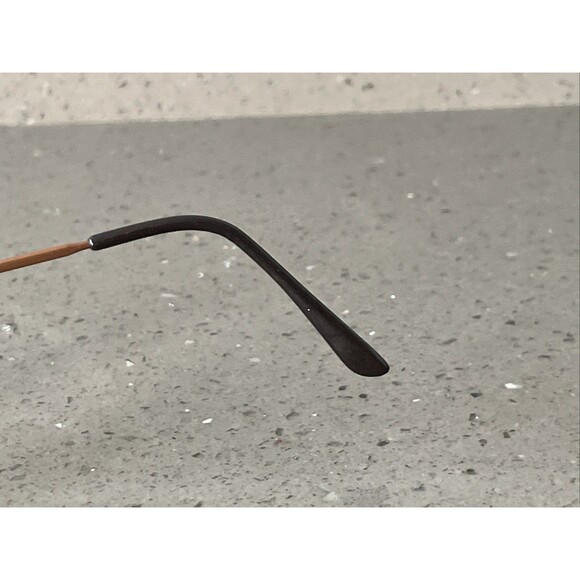 Nintendo Eyewear N-582 MBZ 49-19-135 Gold Full Rim round Eyeglasses Frames ONLY - Picture 6 of 13